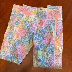 Runway Pastel Polka Dot Leggings Size M 8-10